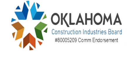 BTXteriors Oklahoma Construction Industry Board Registration with the Commercial Endorsement